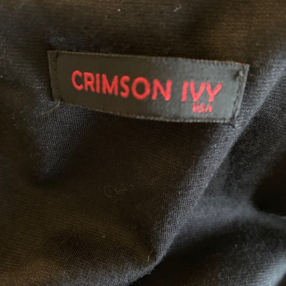 Crimson Ivy Little Black Dress - Picture 7 of 7